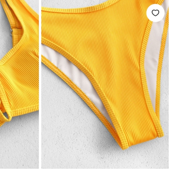 NWOT V-Wired Ribbed Bikini - Picture 5 of 5